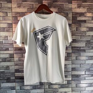 Used Men’s Medium Famous Stars & Straps Off White Graphic T-Shirt